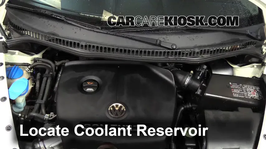 2005 Volkswagen Beetle GLS 1.8L 4 Cyl. Turbo Hatchback Coolant (Antifreeze) Add Coolant